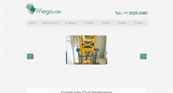Desktop Screenshot of grupomegavale.com