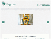 Tablet Screenshot of grupomegavale.com